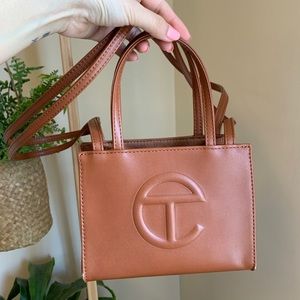 Telfar small Tan bag